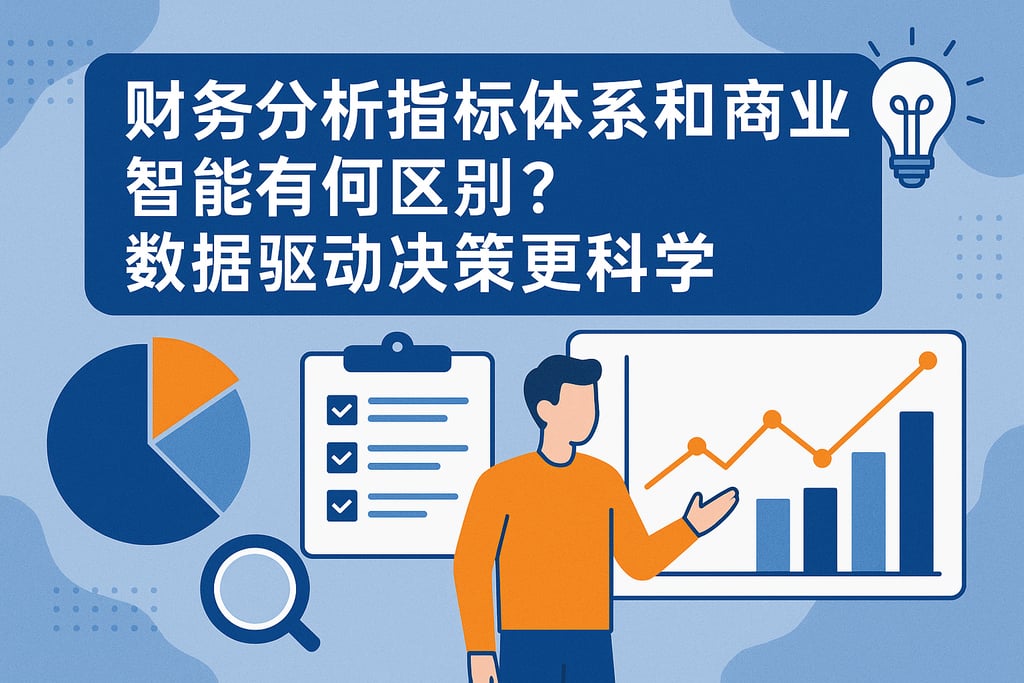 财务分析指标体系和商业智能有何区别？数据驱动决策更科学
