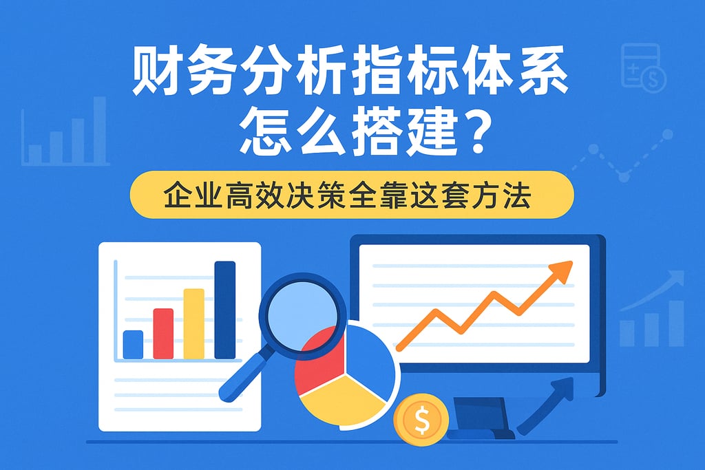 财务分析指标体系怎么搭建？企业高效决策全靠这套方法