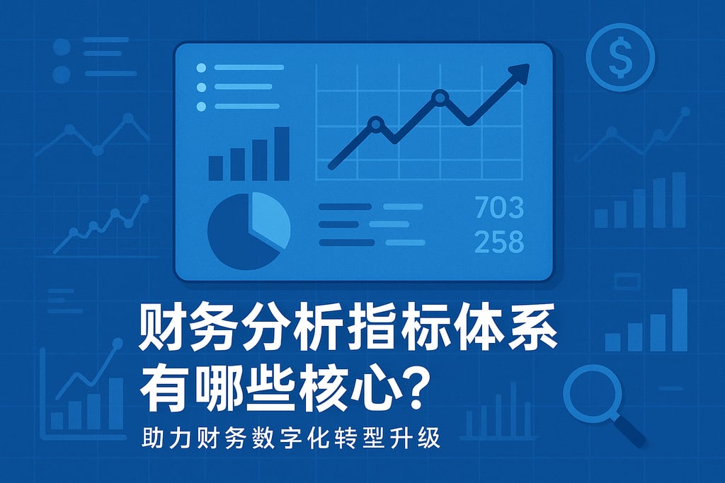财务分析指标体系有哪些核心？助力财务数字化转型升级
