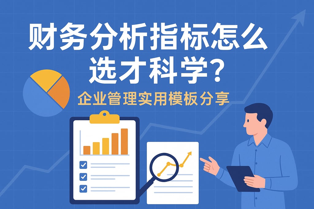 财务分析指标怎么选才科学？企业管理实用模板分享