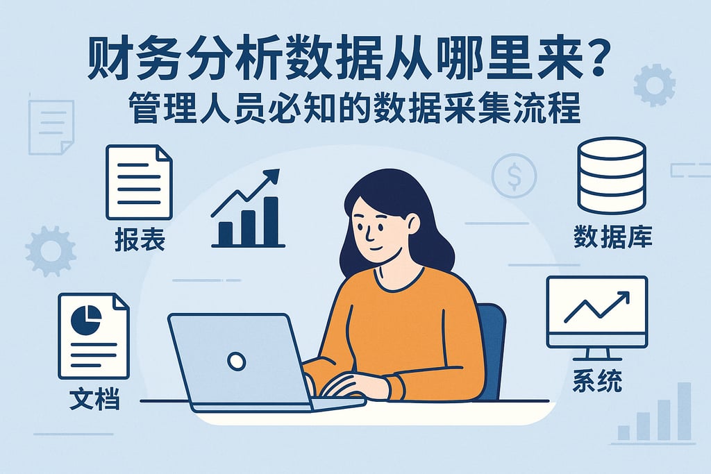 财务分析数据从哪里来？管理人员必知的数据采集流程