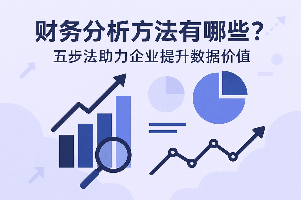 财务分析方法有哪些？五步法助力企业提升数据价值