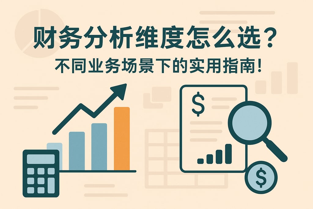 财务分析维度怎么选？不同业务场景下的实用指南！