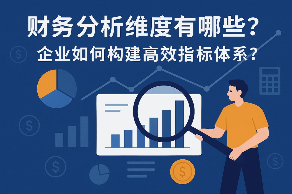 财务分析维度有哪些？企业如何构建高效指标体系？