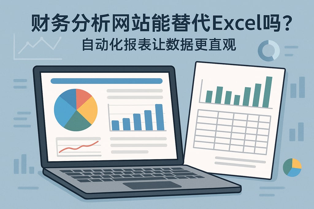 财务分析网站能替代Excel吗？自动化报表让数据更直观