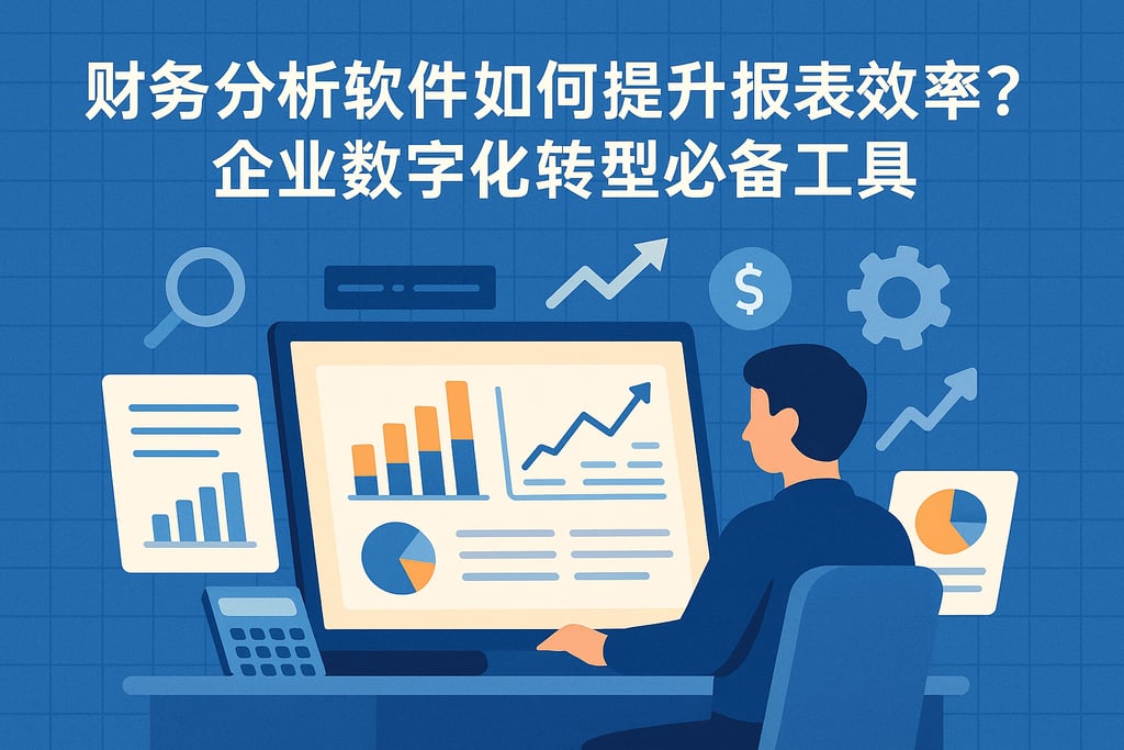 财务分析软件如何提升报表效率？企业数字化转型必备工具