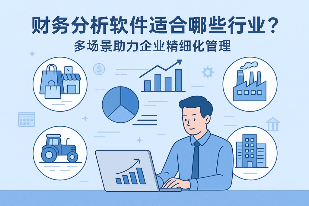 财务分析软件适合哪些行业？多场景助力企业精细化管理