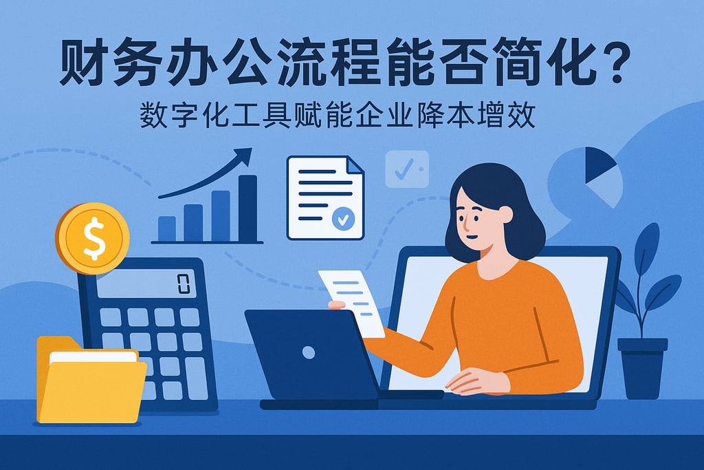 财务办公流程能否简化？数字化工具赋能企业降本增效
