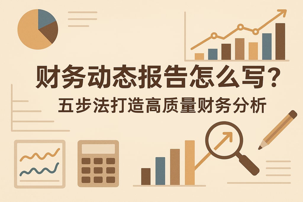 财务动态报告怎么写？五步法打造高质量财务分析