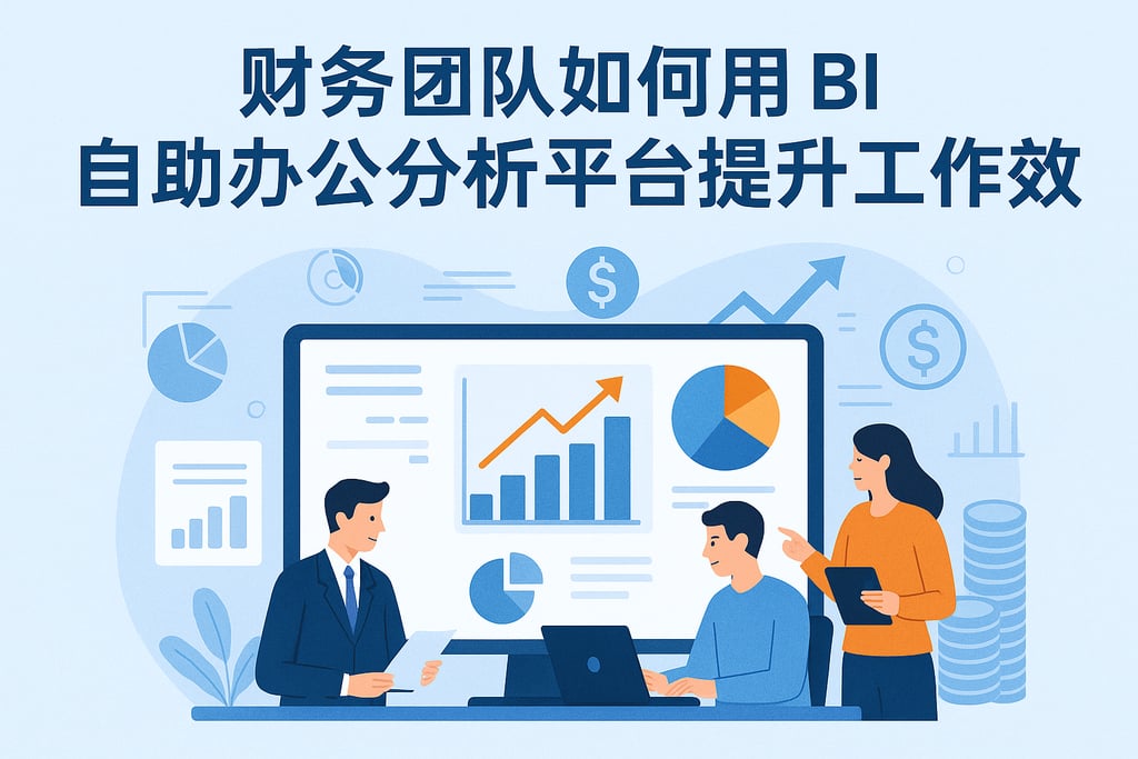 财务团队如何用BI？自助办公分析平台提升工作效率