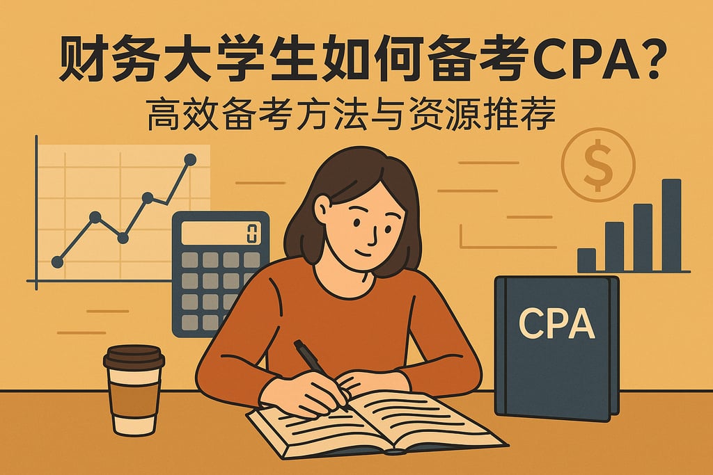 财务大学生如何备考CPA？高效备考方法与资源推荐