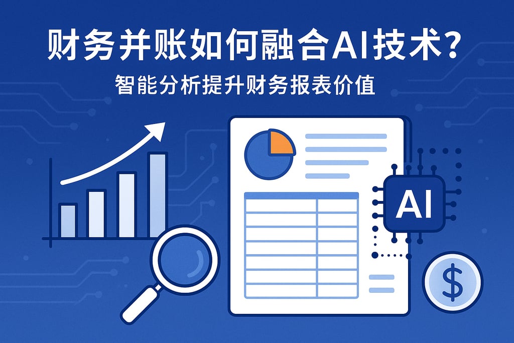 财务并账如何融合AI技术？智能分析提升财务报表价值