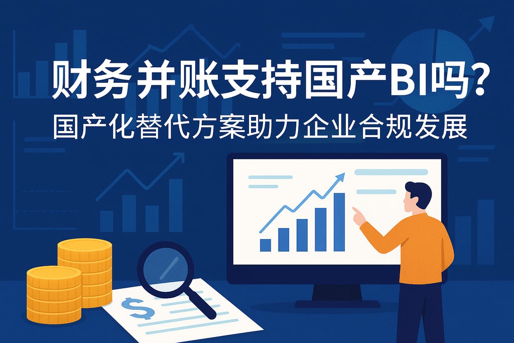 财务并账支持国产BI吗？国产化替代方案助力企业合规发展