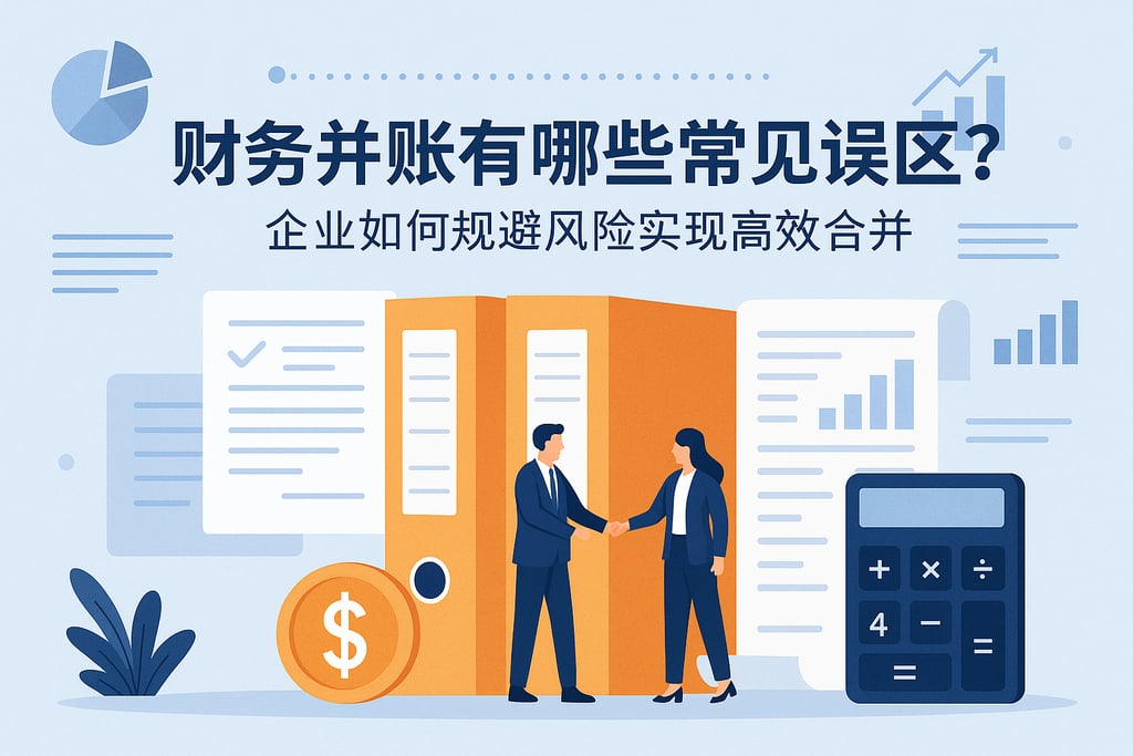 财务并账有哪些常见误区？企业如何规避风险实现高效合并