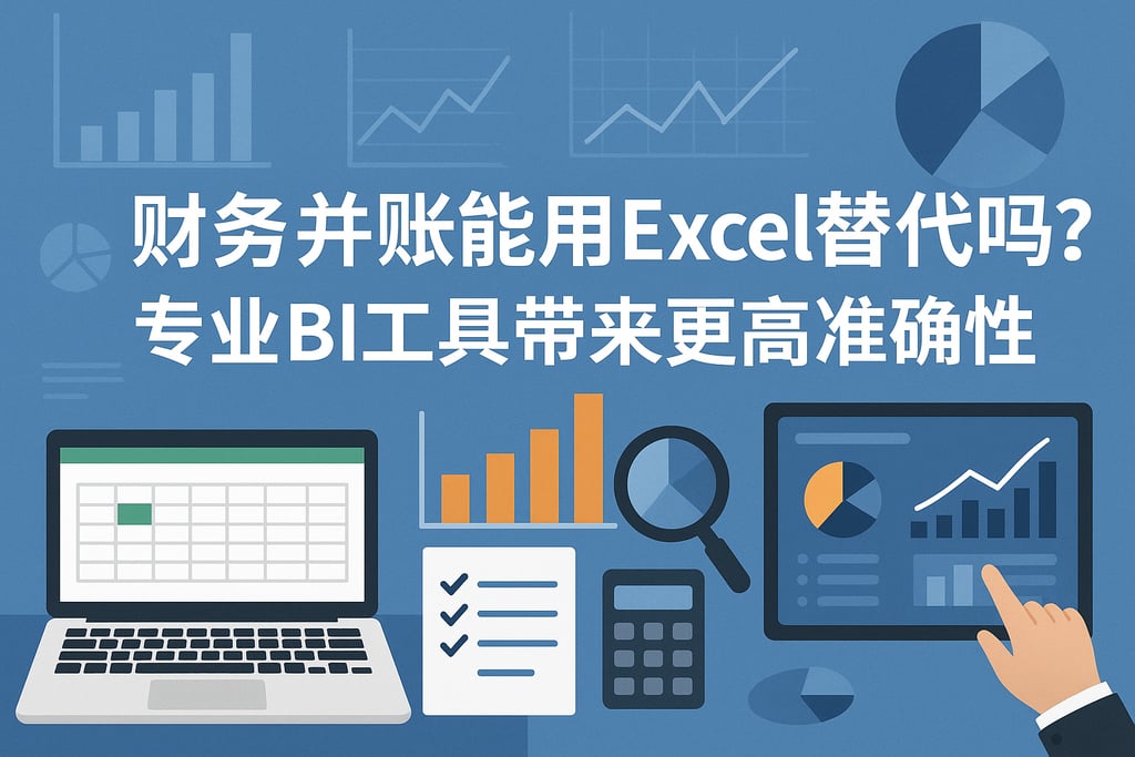 财务并账能用Excel替代吗？专业BI工具带来更高准确性
