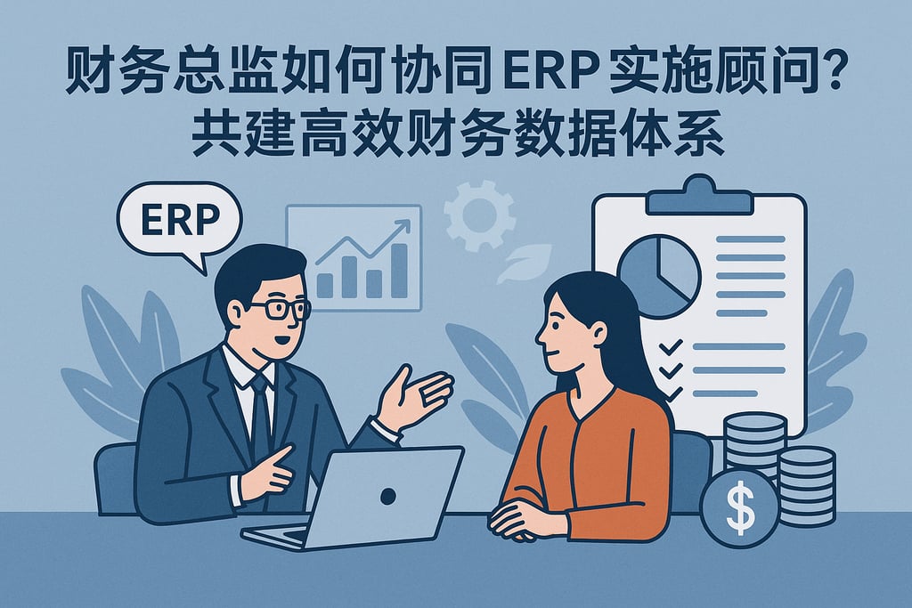 财务总监如何协同erp实施顾问？共建高效财务数据体系