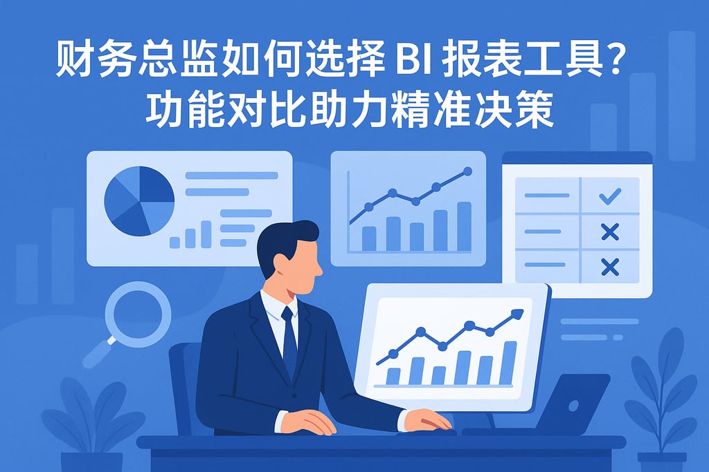 财务总监如何选择BI报表工具？功能对比助力精准决策