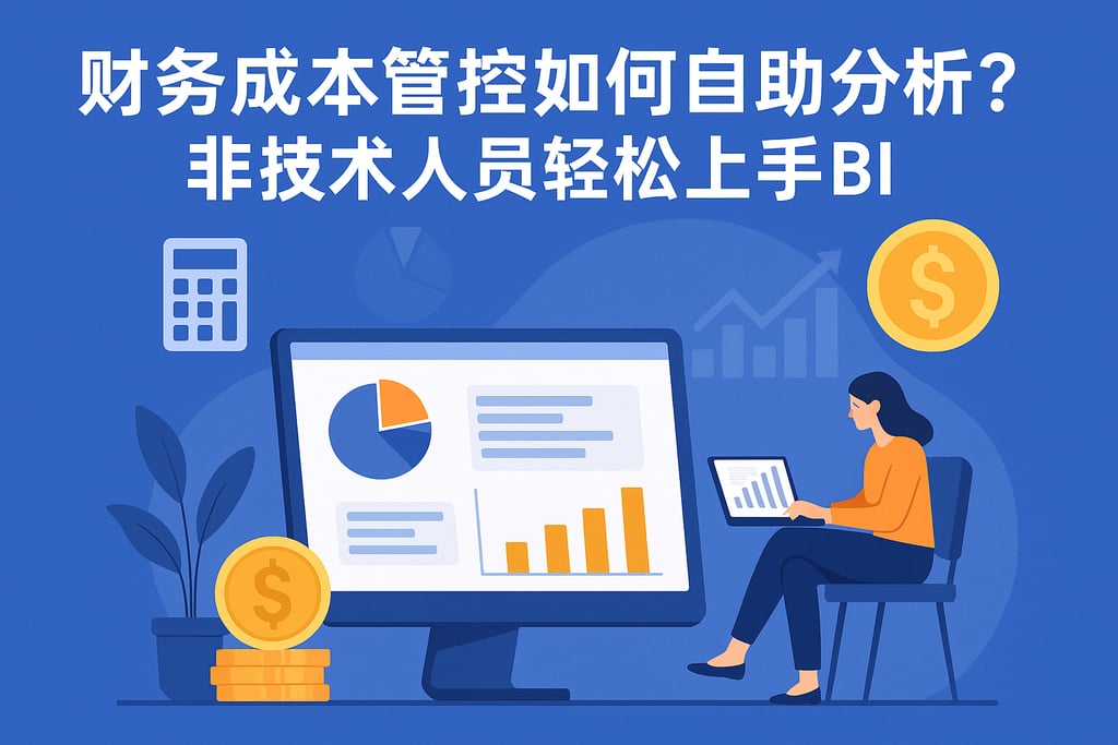 财务成本管控如何自助分析？非技术人员轻松上手BI