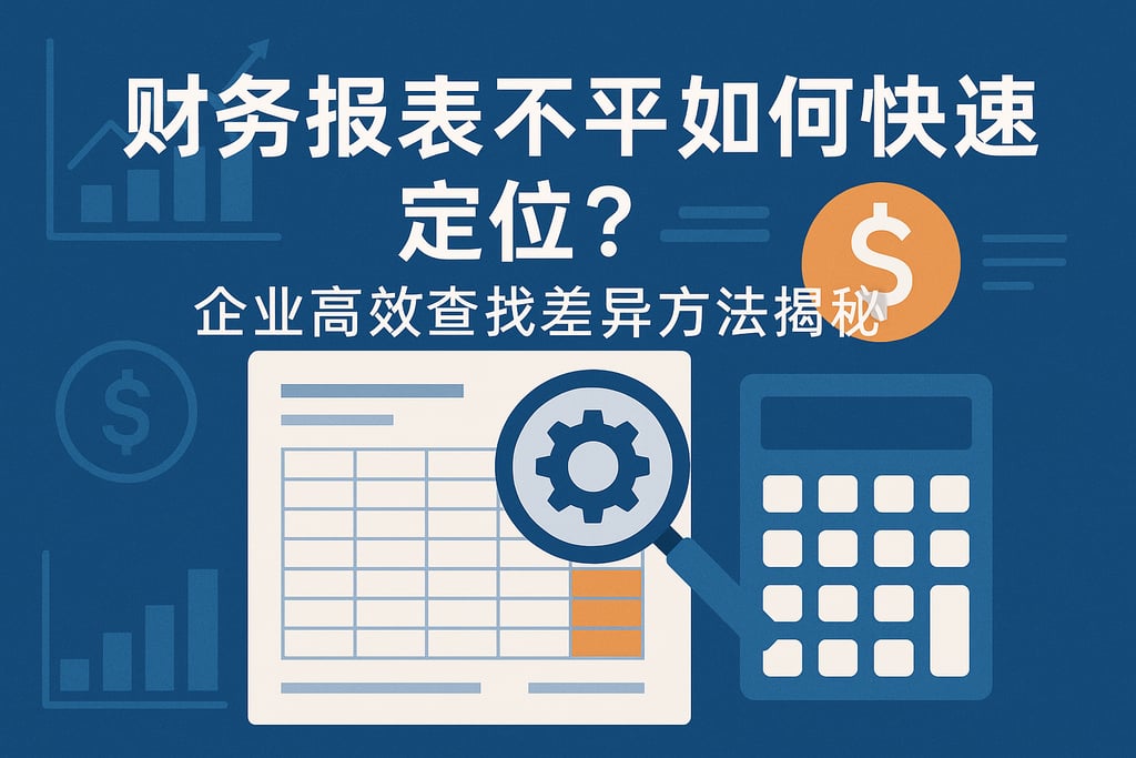 财务报表不平如何快速定位？企业高效查找差异方法揭秘