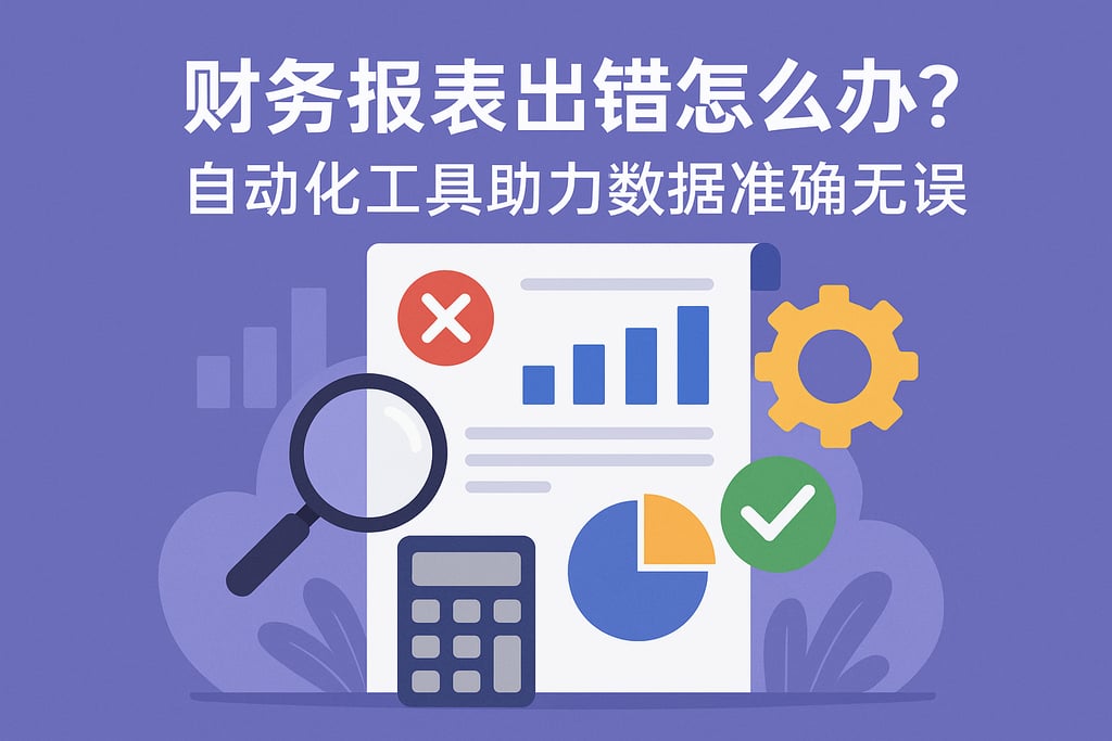 财务报表出错怎么办？自动化工具助力数据准确无误