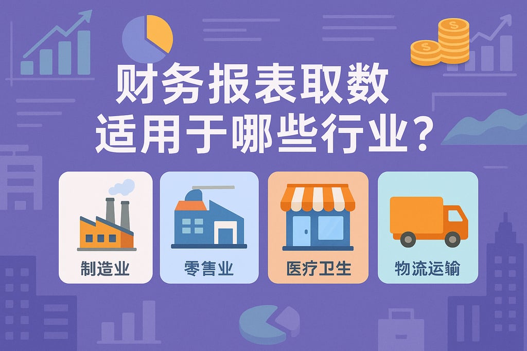 财务报表取数适用于哪些行业？多场景满足不同业务需求