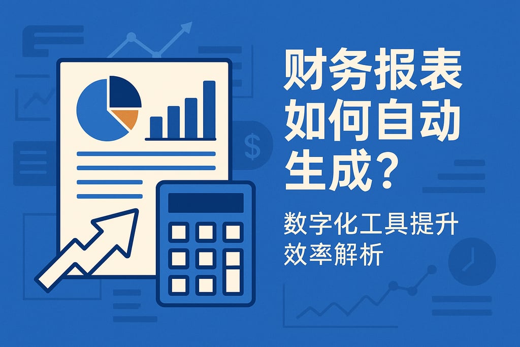 财务报表如何自动生成？数字化工具提升效率解析