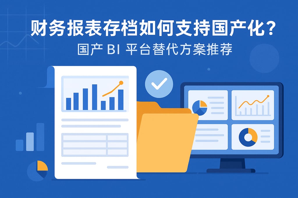 财务报表存档如何支持国产化？国产BI平台替代方案推荐