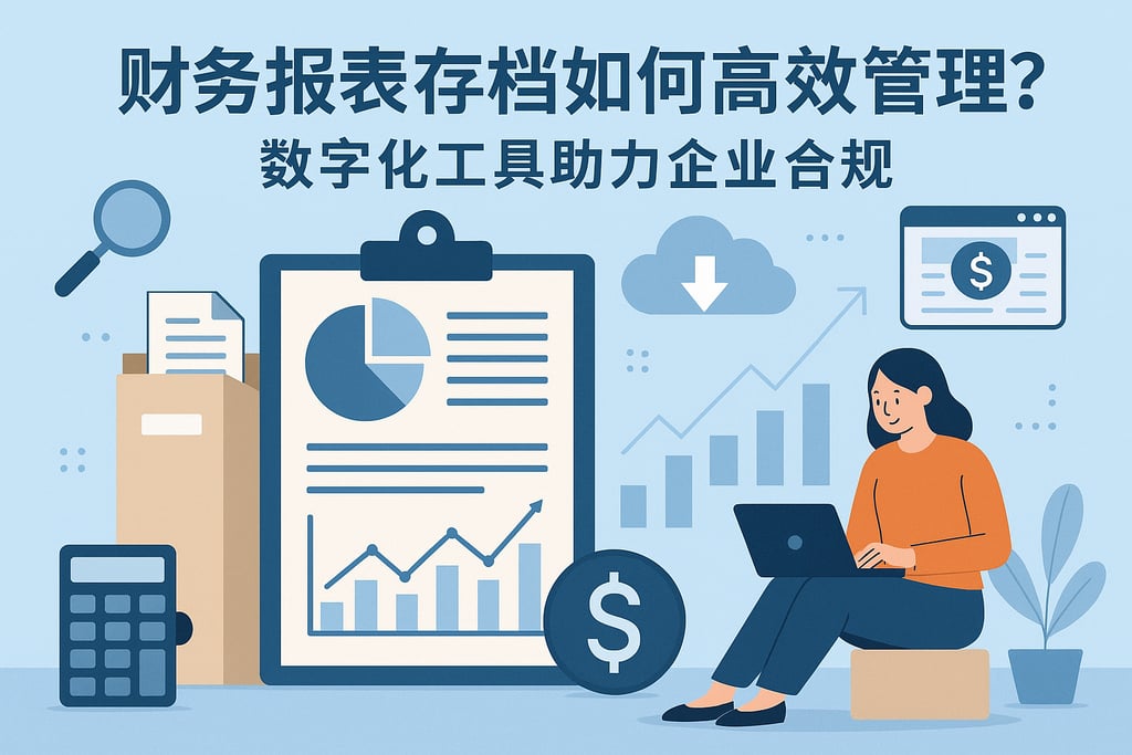 财务报表存档如何高效管理？数字化工具助力企业合规