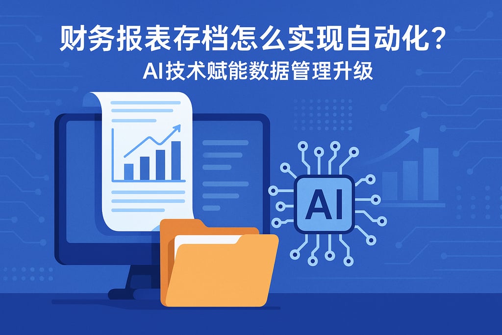 财务报表存档怎么实现自动化？AI技术赋能数据管理升级