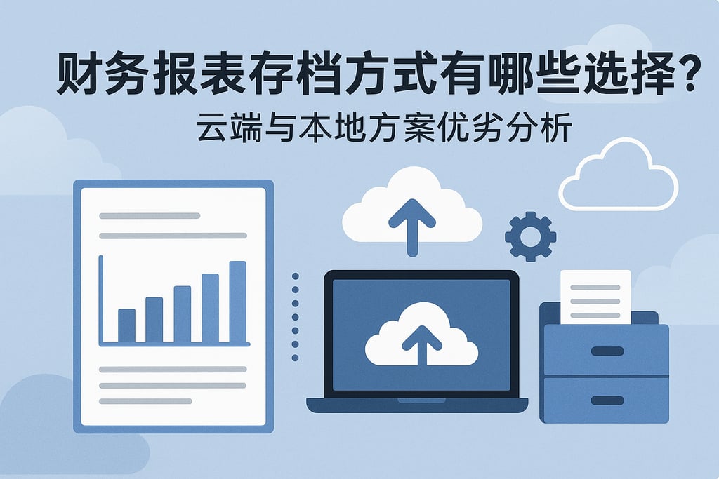 财务报表存档方式有哪些选择？云端与本地方案优劣分析