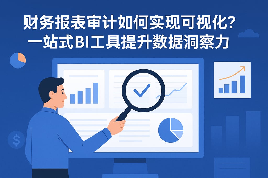 财务报表审计如何实现可视化？一站式BI工具提升数据洞察力