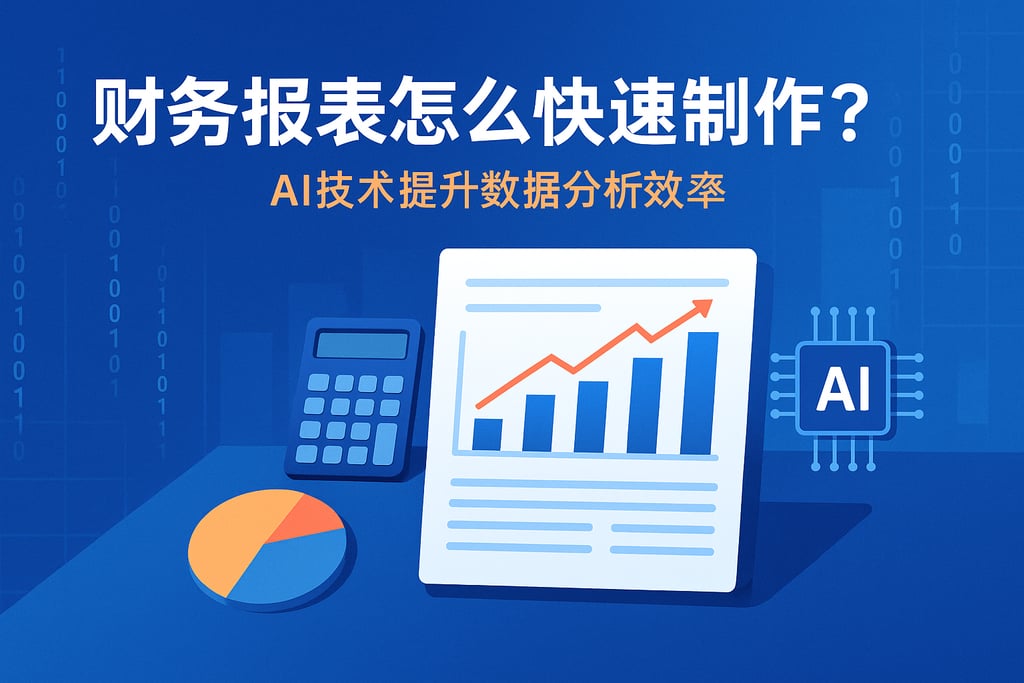 财务报表怎么快速制作？AI技术提升数据分析效率