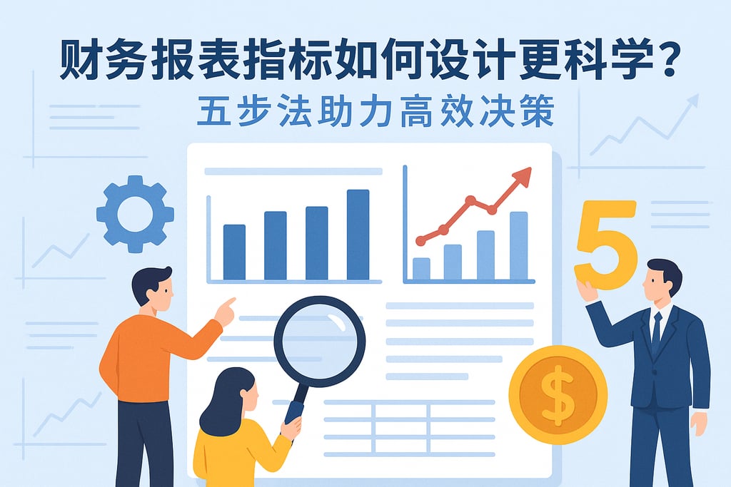财务报表指标如何设计更科学？五步法助力高效决策