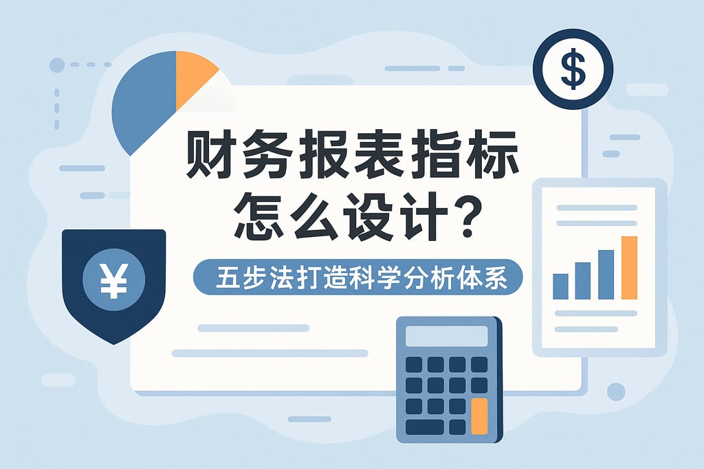 财务报表指标怎么设计？五步法打造科学分析体系