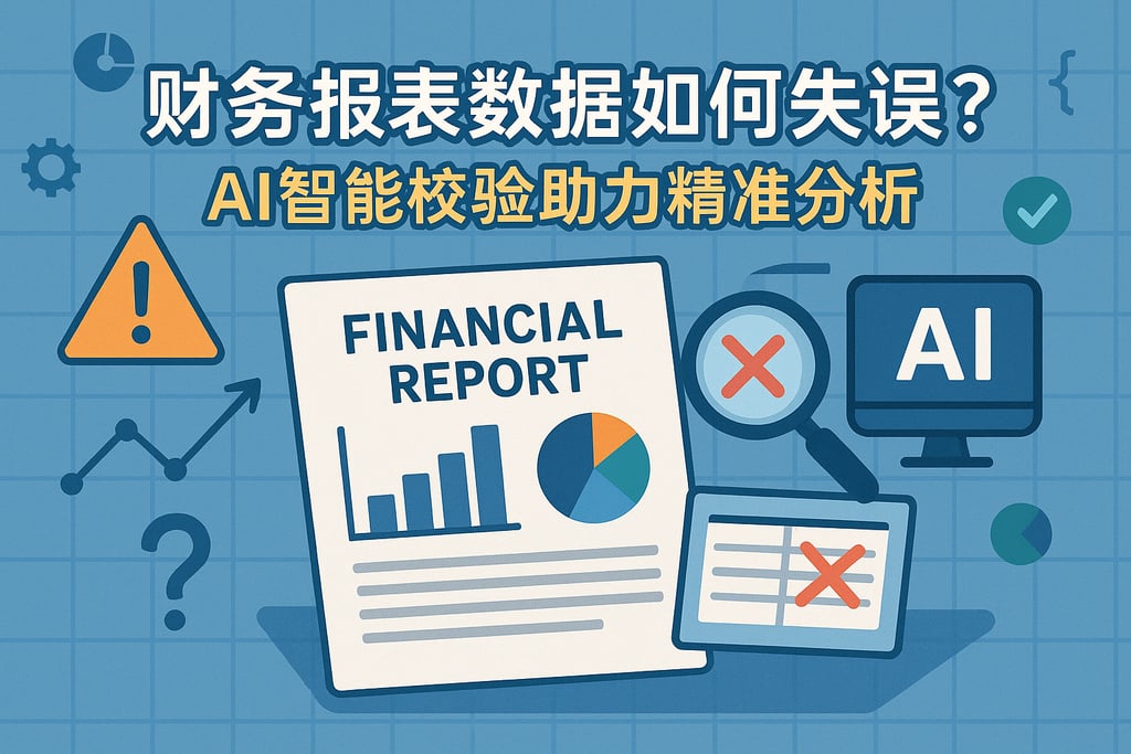 财务报表数据如何失误？AI智能校验助力精准分析