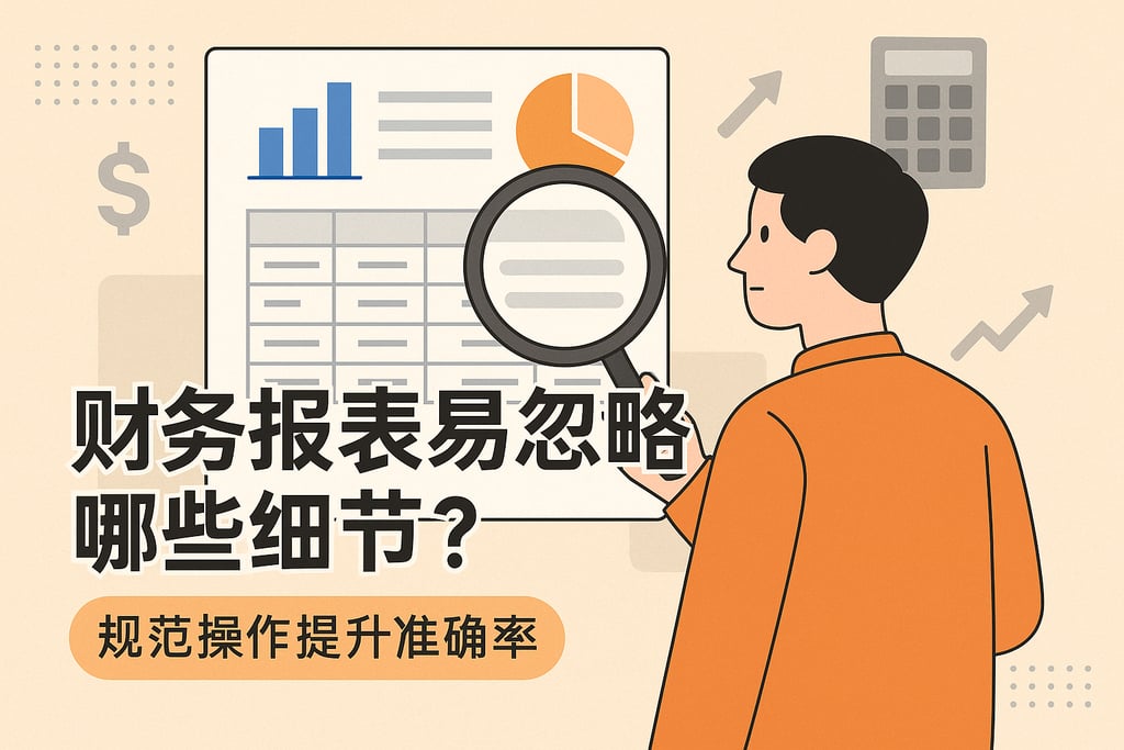 财务报表易忽略哪些细节？规范操作提升准确率