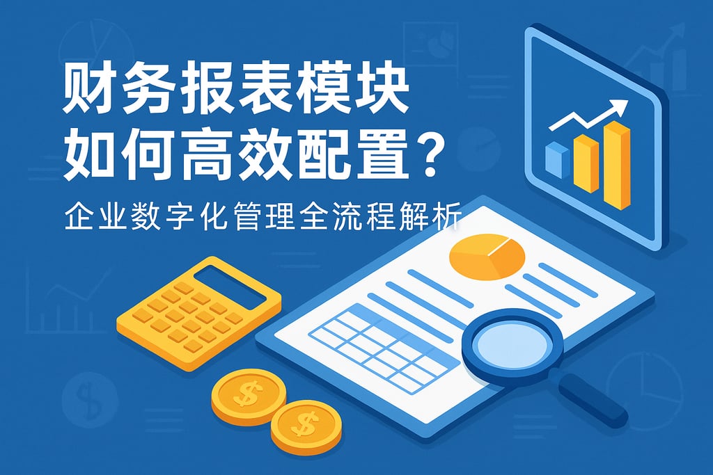 财务报表模块如何高效配置？企业数字化管理全流程解析