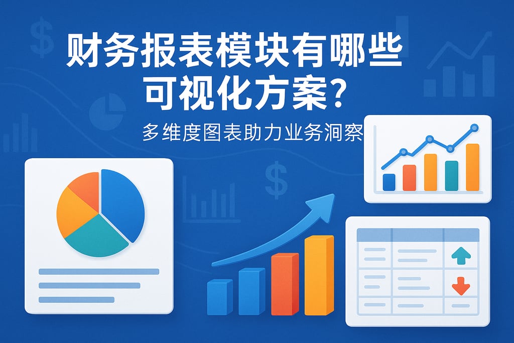 财务报表模块有哪些可视化方案？多维度图表助力业务洞察