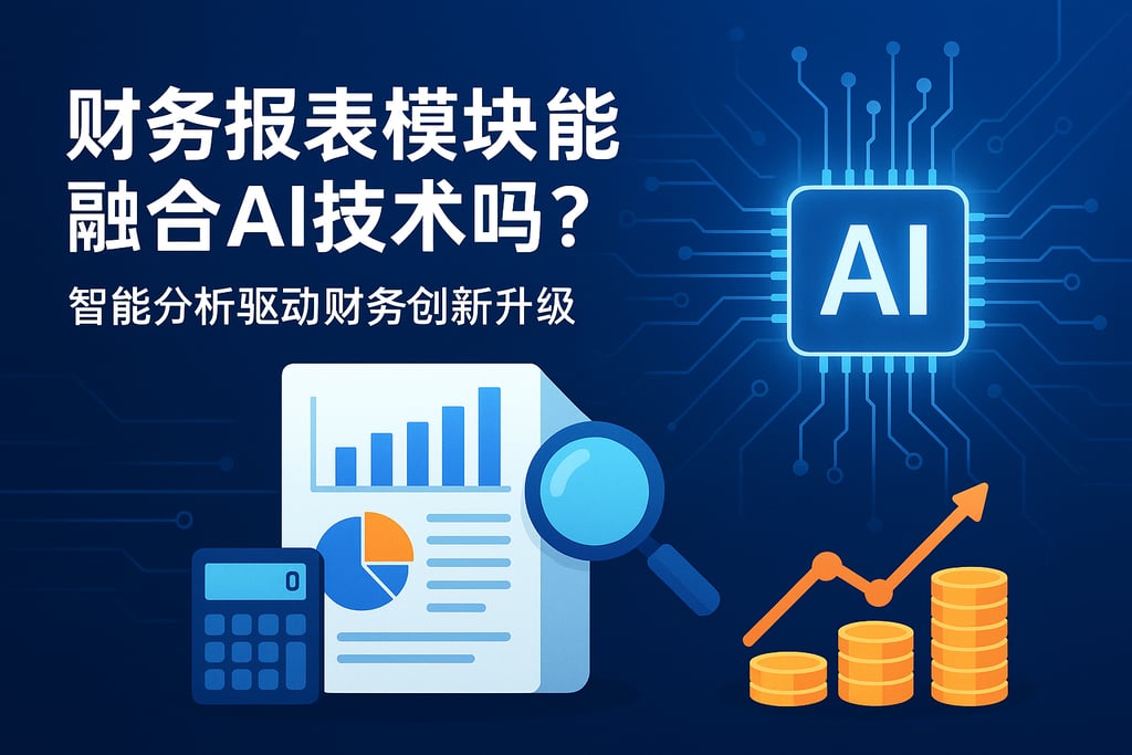 财务报表模块能融合AI技术吗？智能分析驱动财务创新升级