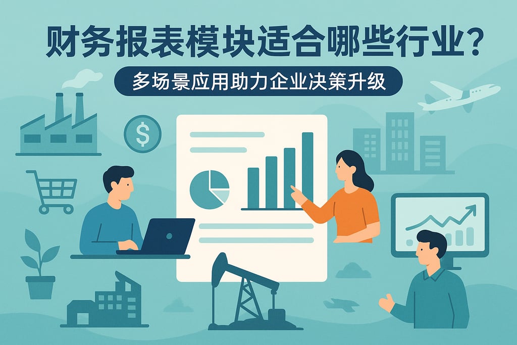 财务报表模块适合哪些行业？多场景应用助力企业决策升级