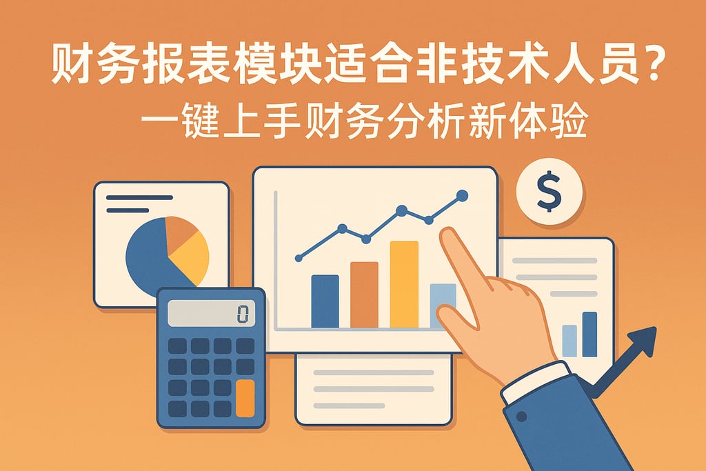 财务报表模块适合非技术人员吗？一键上手财务分析新体验