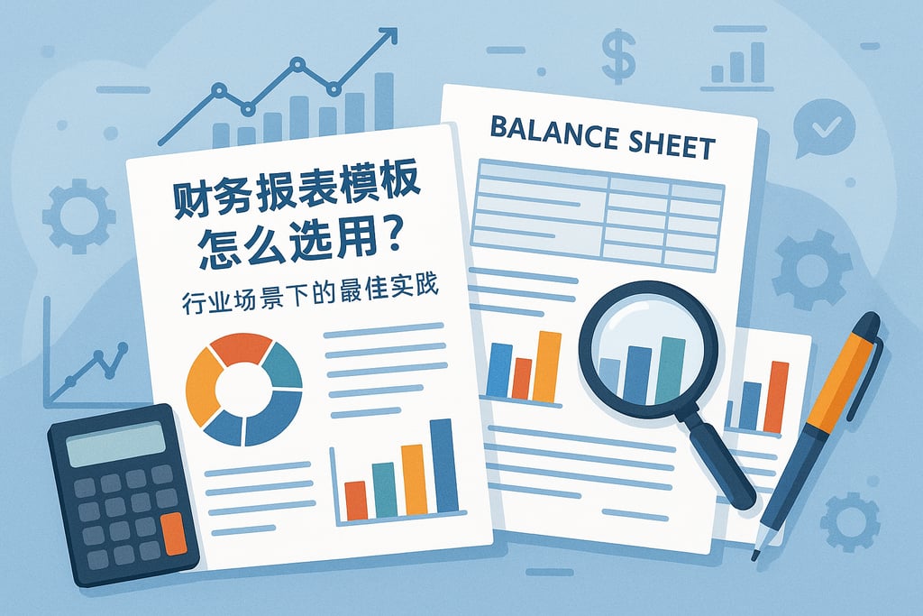 财务报表模板怎么选用？行业场景下的最佳实践