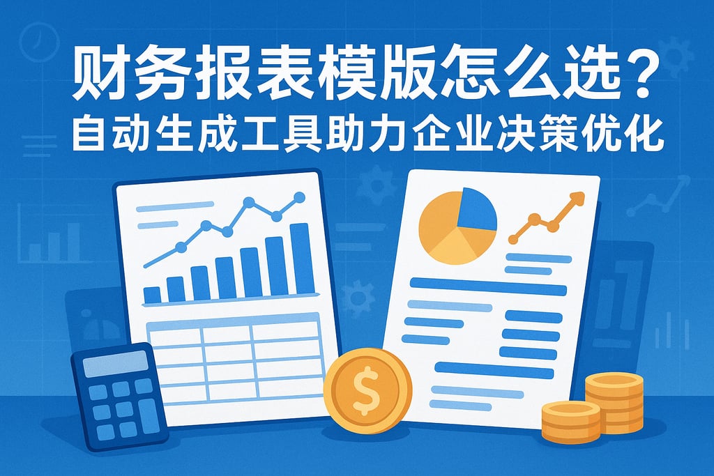 财务报表模板怎么选？自动生成工具助力企业决策优化