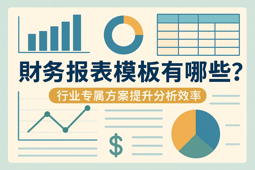 财务报表模板有哪些？行业专属方案提升分析效率