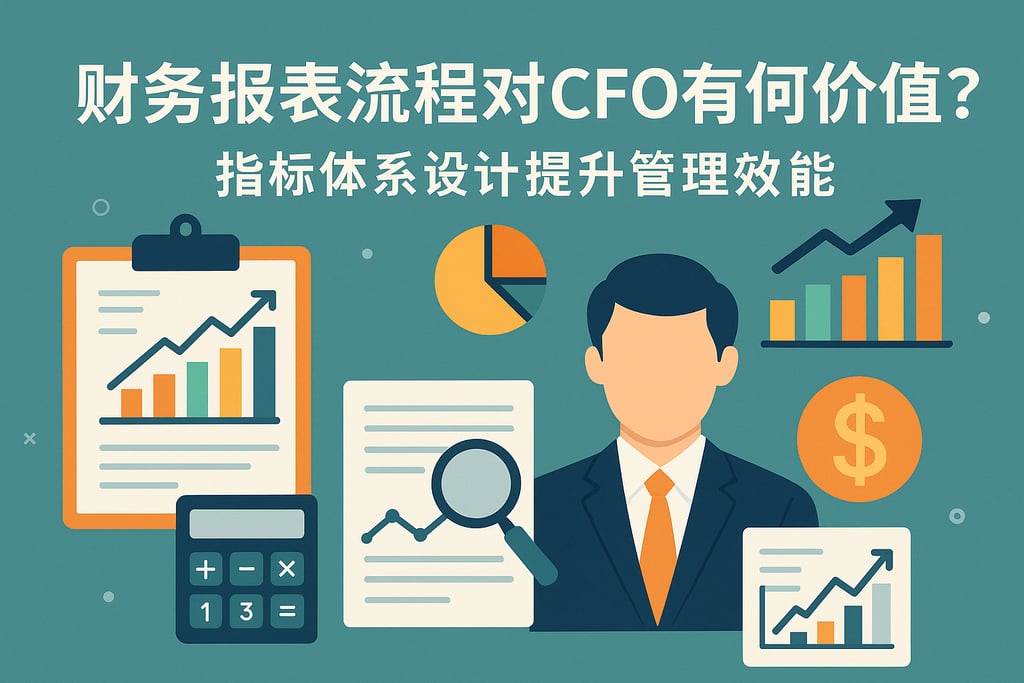 财务报表流程对CFO有何价值？指标体系设计提升管理效能