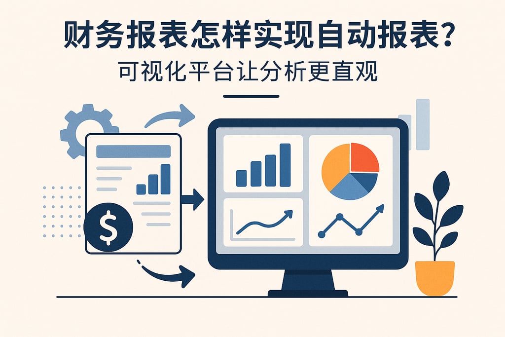 财务报表流程怎样实现自动报表？可视化平台让分析更直观