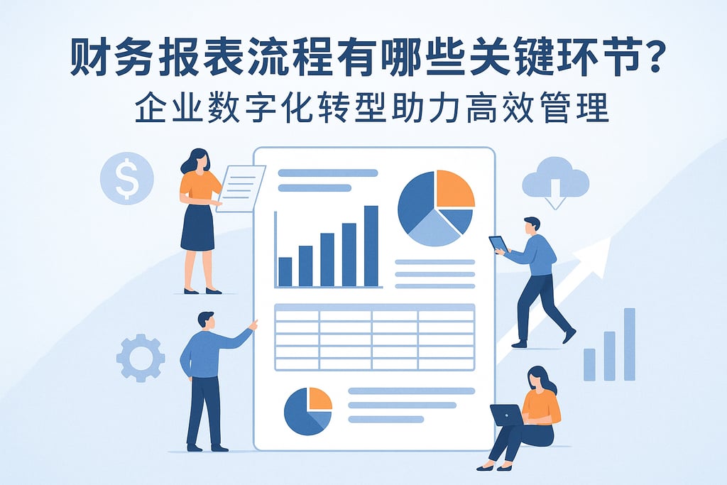 财务报表流程有哪些关键环节？企业数字化转型助力高效管理