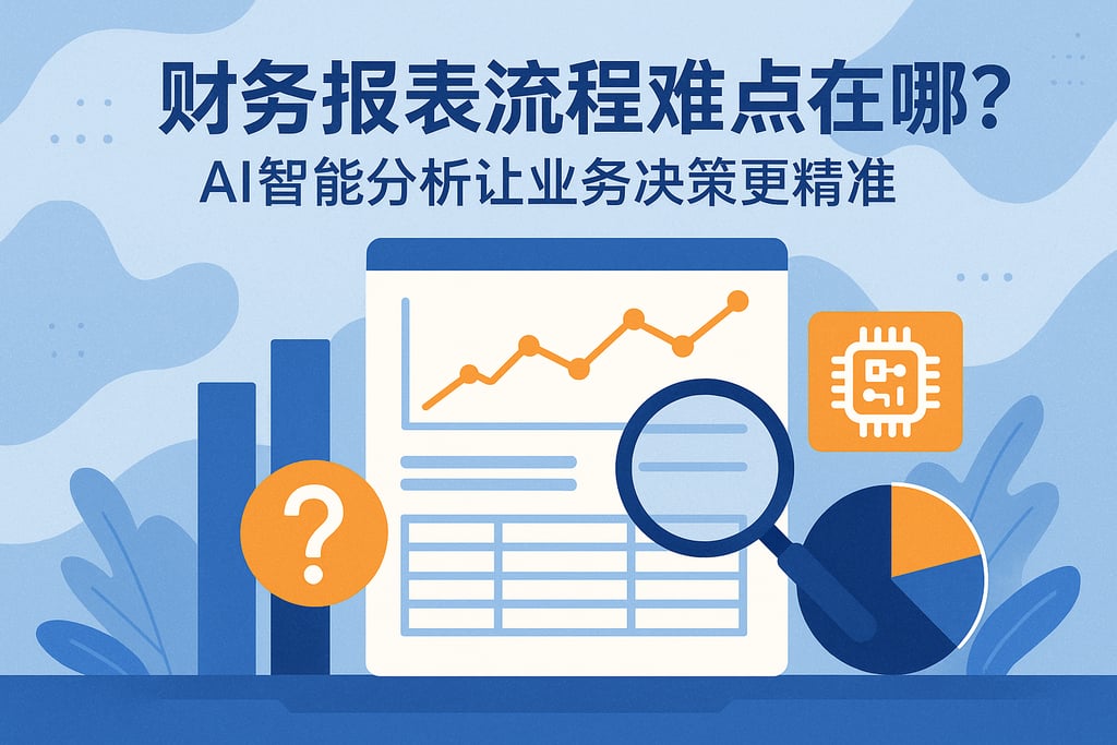 财务报表流程难点在哪？AI智能分析让业务决策更精准