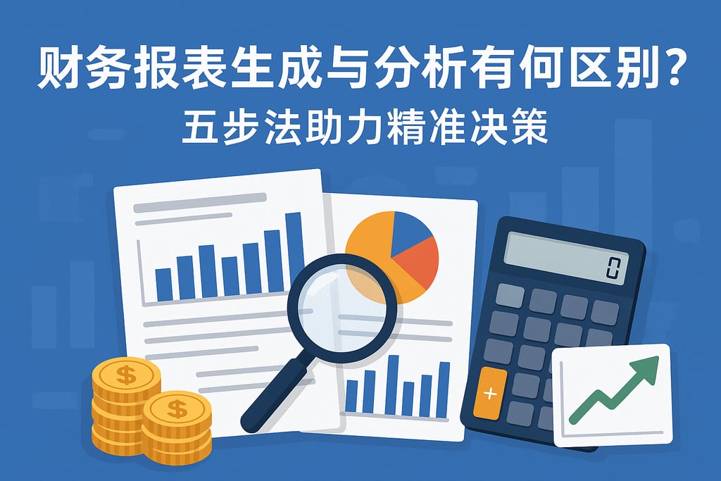 财务报表生成与分析有何区别？五步法助力精准决策