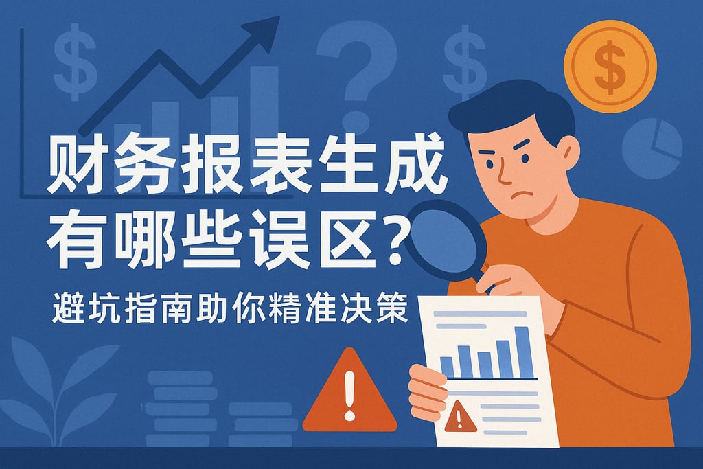财务报表生成有哪些误区？避坑指南助你精准决策